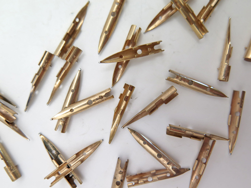 ITEM #6712: PARKER 61 NIBS. 14K GOLD. SIZE/GRADE BROAD, MEDIUM, FINE + EXTRA-FINE AVALIBLE. PLEASE SPECIFY SIZE WHEN ORDERING
